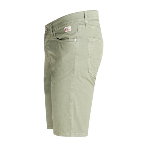 Roy Roger's - Bermuda verde 529 Gabardina cinque tasche slim fit per uomo | 2