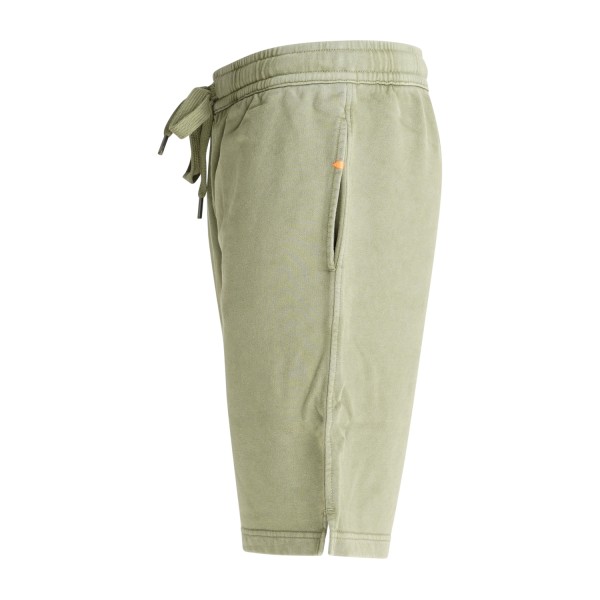 Sun68 - Bermuda verde in cotone con elastico in vita per uomo | f36162 37 verde