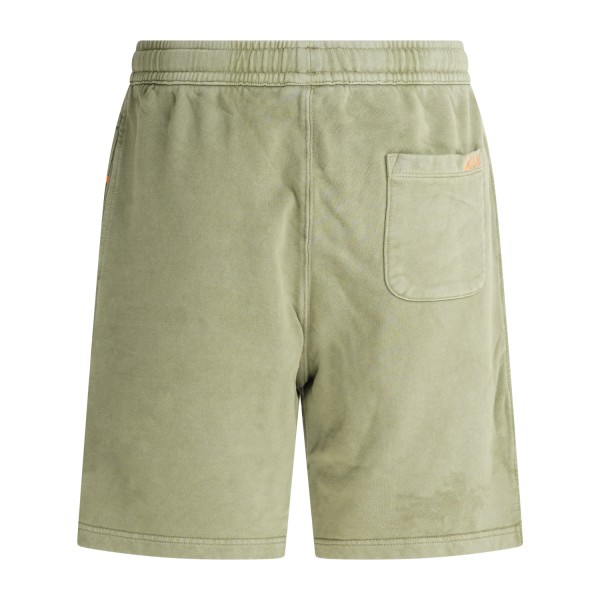 Sun68 - Bermuda verde in cotone con elastico in vita per uomo | f36162 37 verde