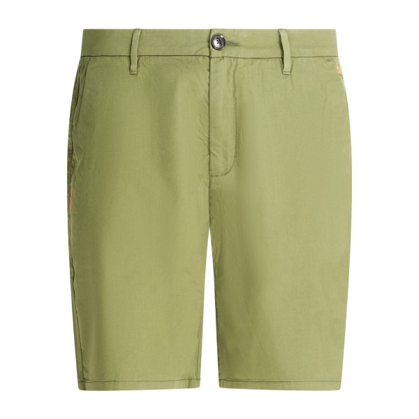 Sun68 - Bermuda verde in cotone con logo ricamato per uomo | b36121 37 verde