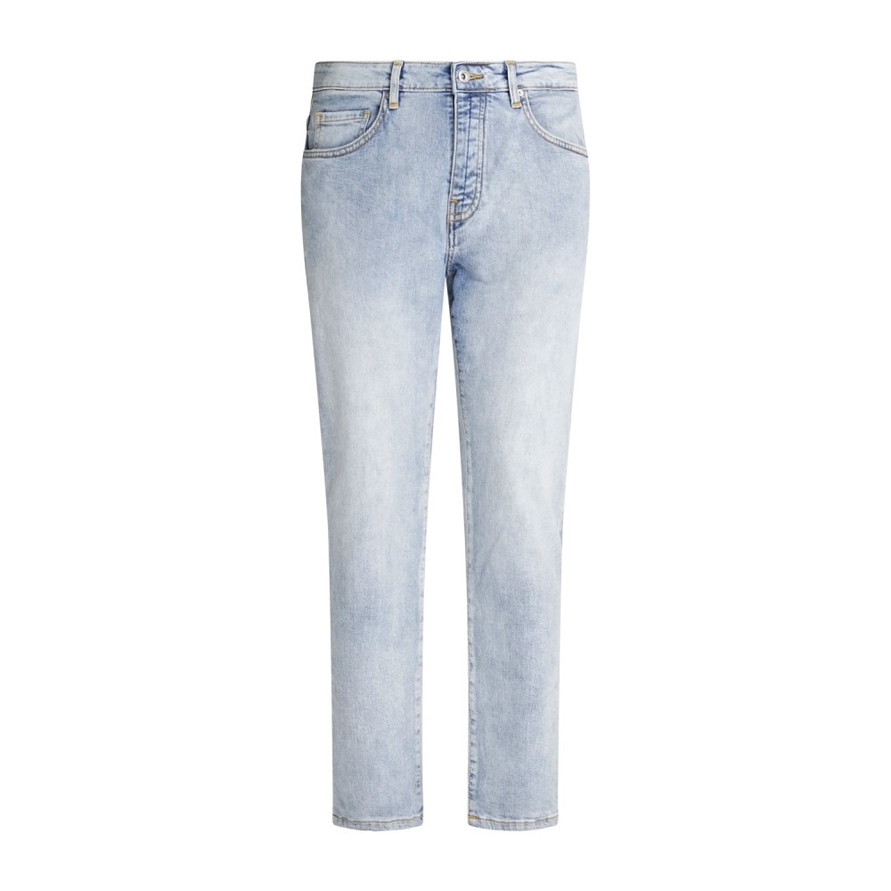 Hamaki-Ho - Jeans denim chiaro 5 tasche slim fit per uomo | pje1813h denim
