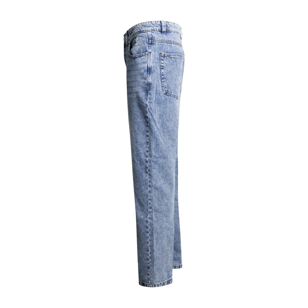 Richmond X - Jeans denim chiaro Sillia 5 tasche con rotture straight fit per