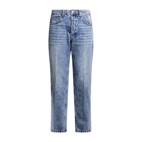 Richmond X - Jeans denim chiaro Sillia 5 tasche con rotture straight fit per