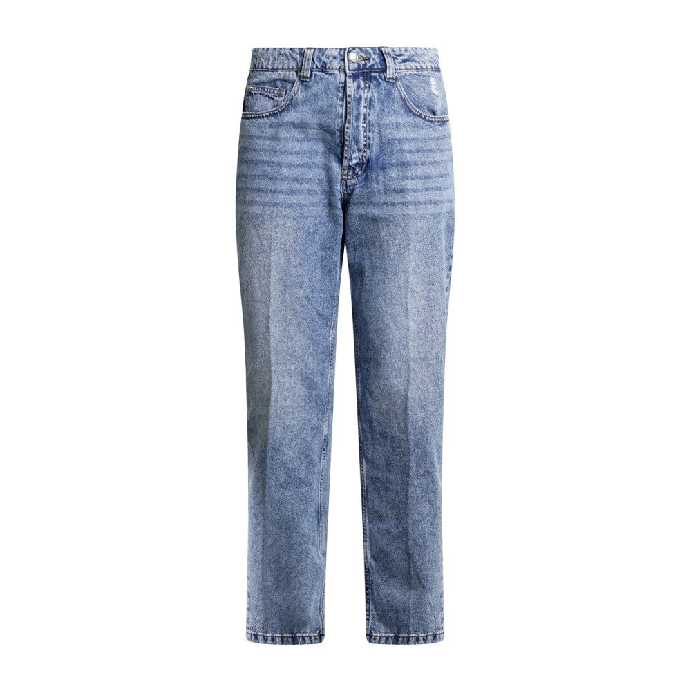 Richmond X - Jeans denim chiaro Sillia 5 tasche con rotture straight fit per