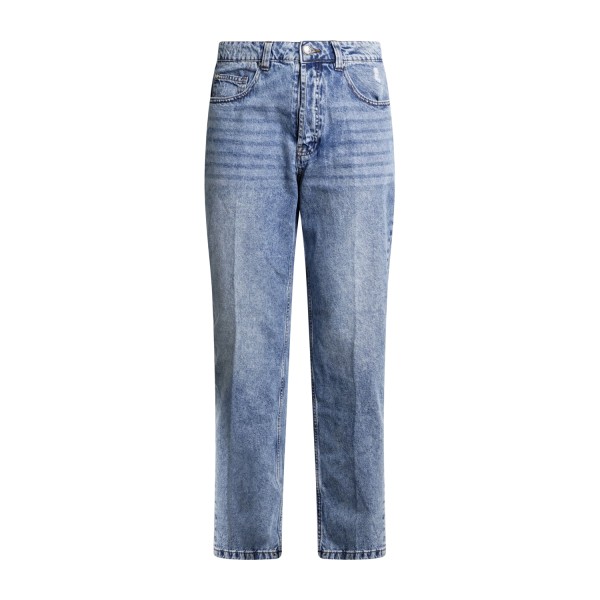 Richmond X - Jeans denim chiaro Sillia 5 tasche con rotture straight fit per