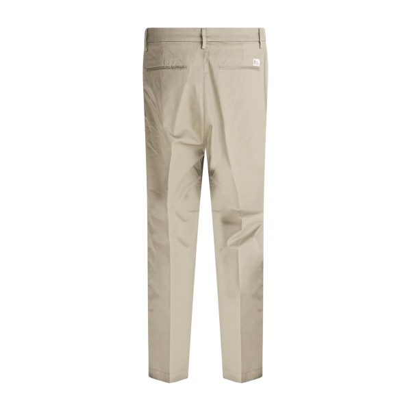 Roy Roger's - Pantalone beige Chino Starck tasca a filo per uomo |