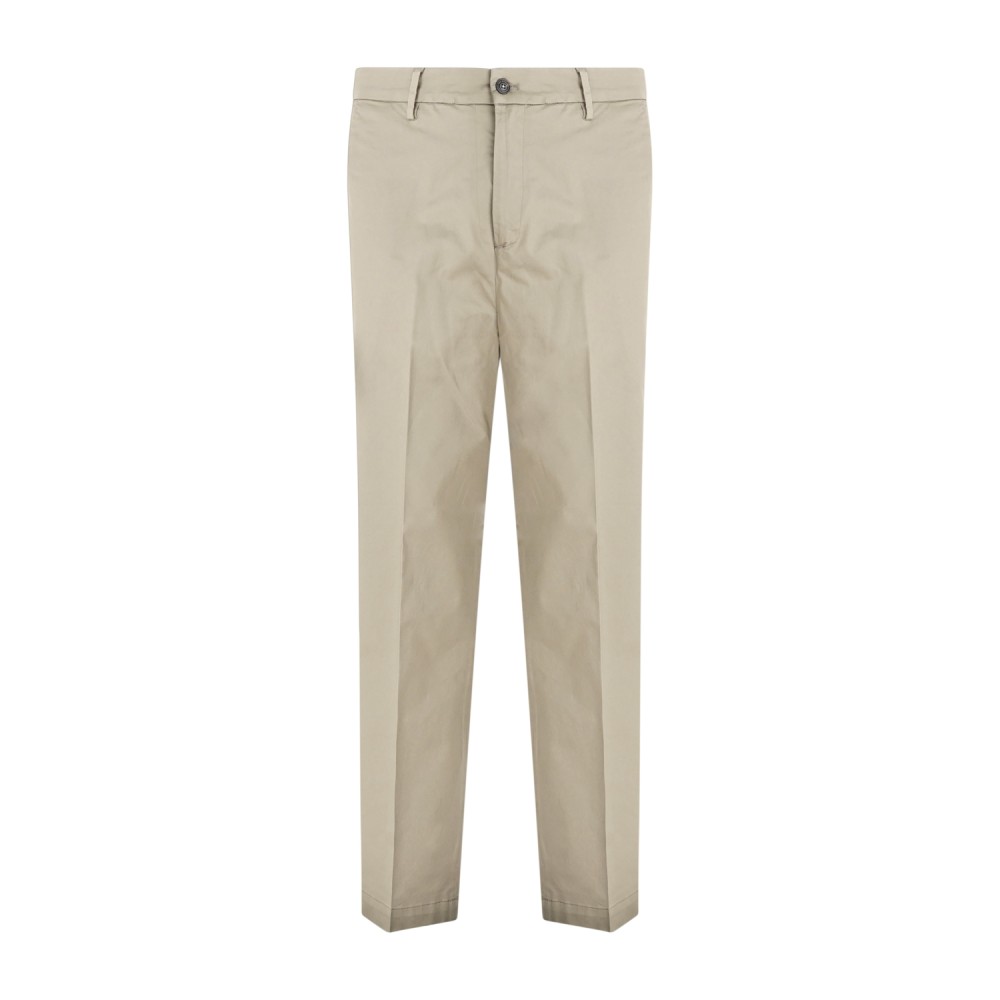 Roy Roger's - Pantalone beige Chino Starck tasca a filo per uomo |