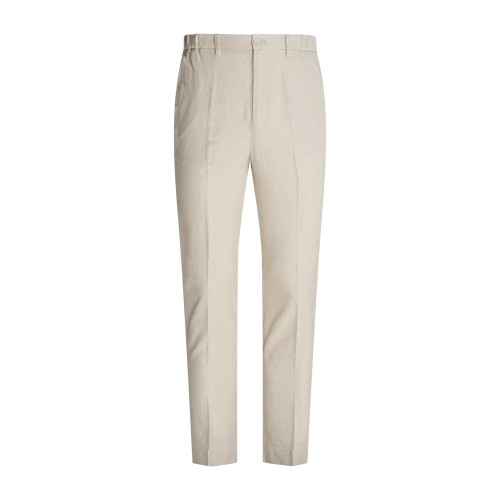 Hamaki-Ho - Pantalone beige con elastico in vita e pence per uomo | pse1839h