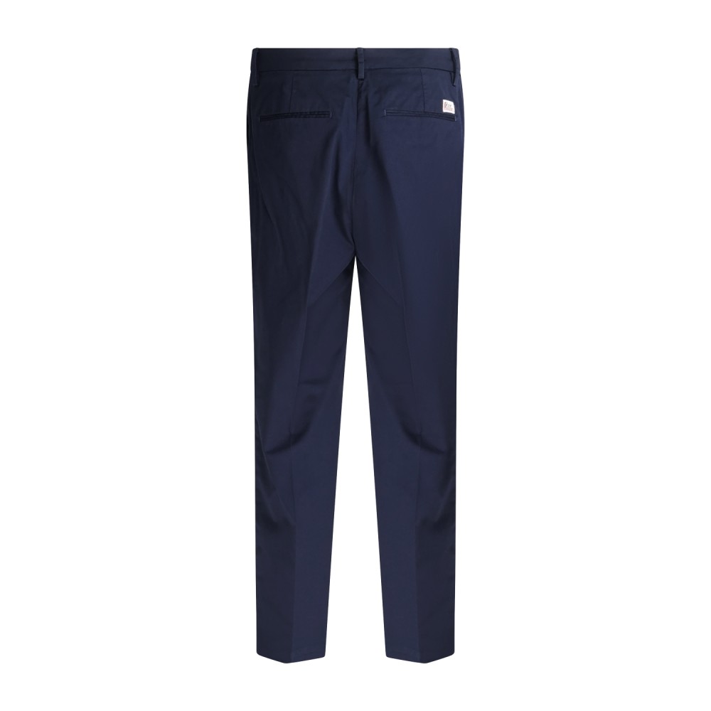 Roy Roger's - Pantalone blu Chino Starck tasca a filo per uomo |