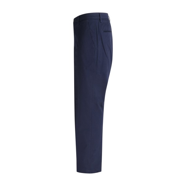 Roy Roger's - Pantalone blu Chino Starck tasca a filo per uomo |
