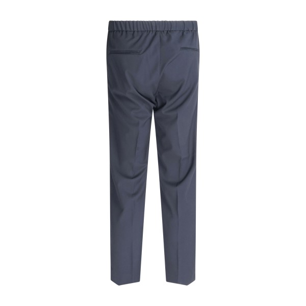 I'm Brian - Pantalone blu con girovita elasticizzato e laccetti per uomo |