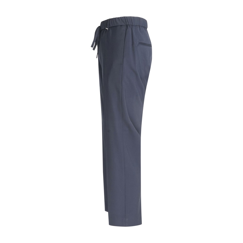 I'm Brian - Pantalone blu con girovita elasticizzato e laccetti per uomo |
