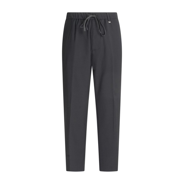 I'm Brian - Pantalone nero con girovita elasticizzato e laccetti per uomo |