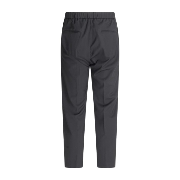 I'm Brian - Pantalone nero con girovita elasticizzato e laccetti per uomo |