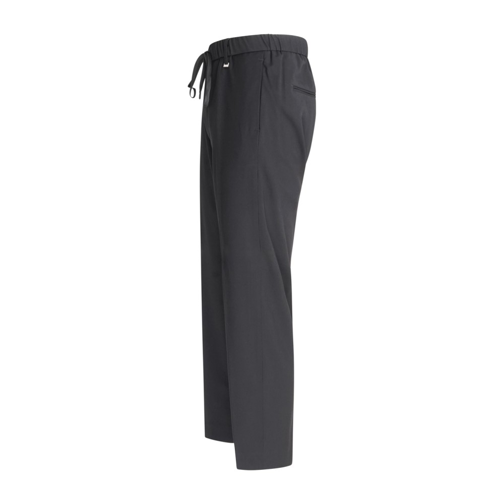 I'm Brian - Pantalone nero con girovita elasticizzato e laccetti per uomo |