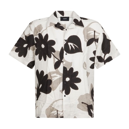 I'm Brian - Camicia beige mezza manica a fantasia per uomo | ca3615 beige