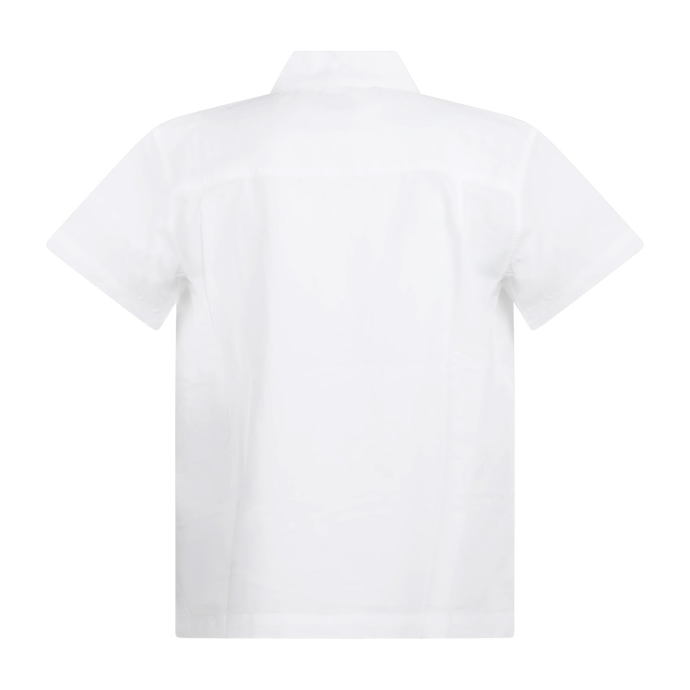 Obey - Camicia bianca Cliff maniche corte con stampa siligrafica sul fronte per