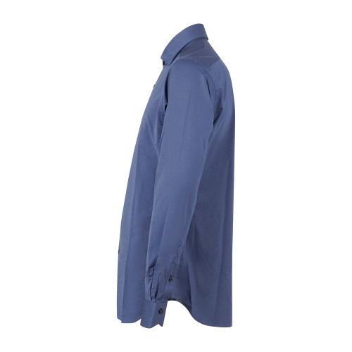 Xacus - Camicia blu chiaro in tessuto tecnico tailor fit per uomo | act558ml 2