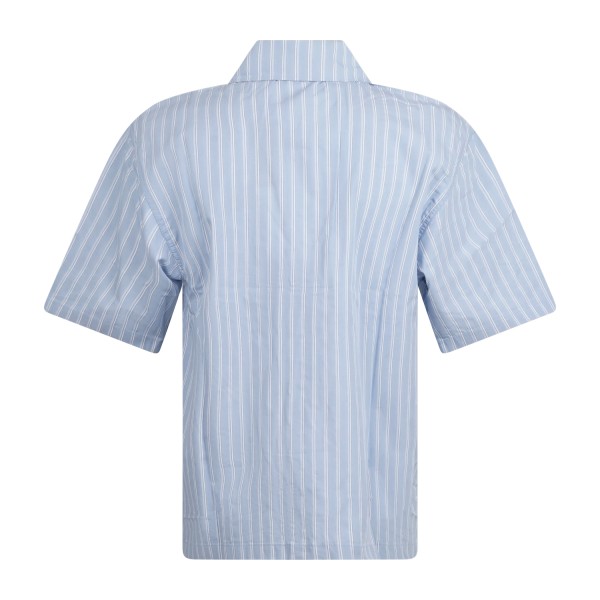 Dickies - Camicia celeste Venedocia maniche corte a righe per uomo |