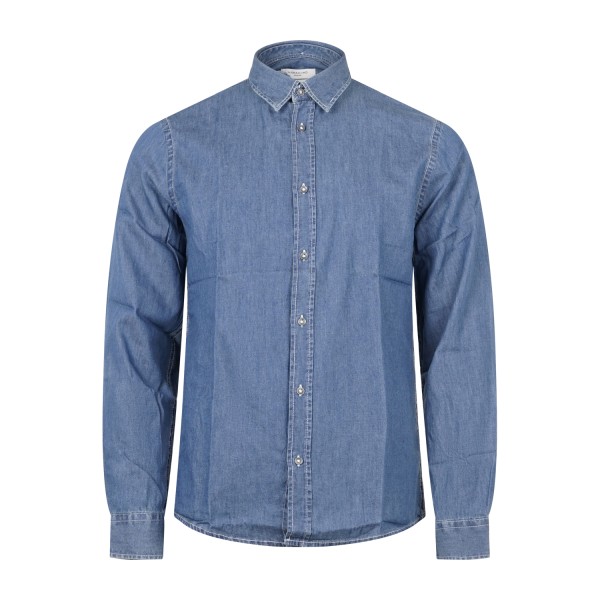 Hamaki-Ho - Camicia denim con impunture a contrasto per uomo | cje1302h denim