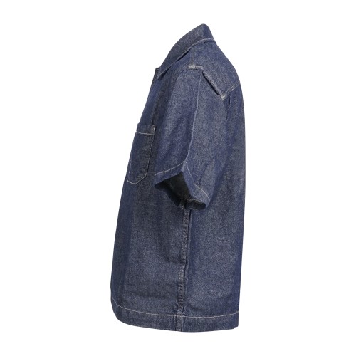 Dickies - Camicia denim Rinsed in jeans con taschino sul petto per uomo | 2