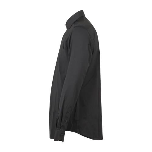 Xacus - Camicia nera in tessuto tecnico tailor fit per uomo | act558ml 11460.004 2