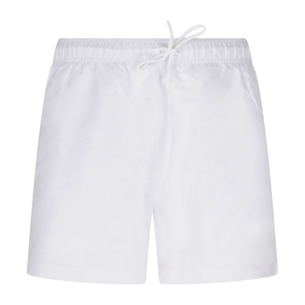 Emporio Armani - Bermuda mare bianco con elastico logato in vita per uomo |