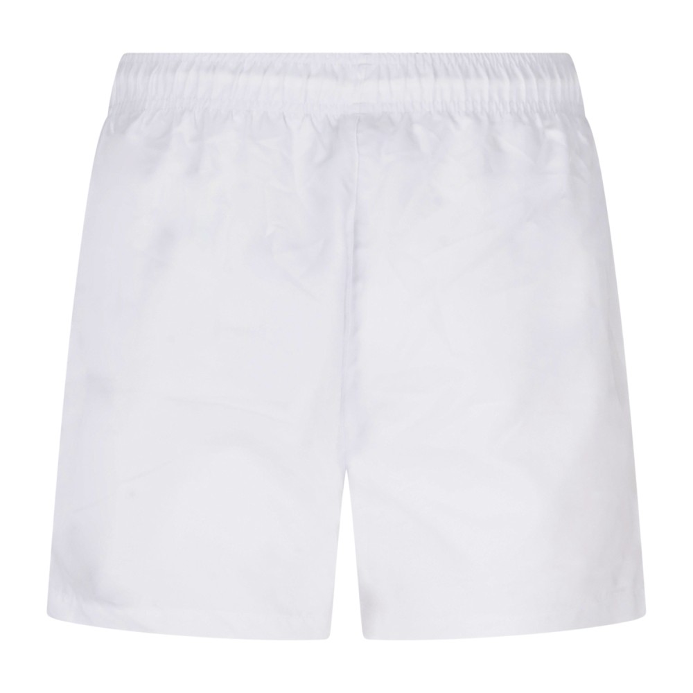 Emporio Armani - Bermuda mare bianco con elastico logato in vita per uomo |