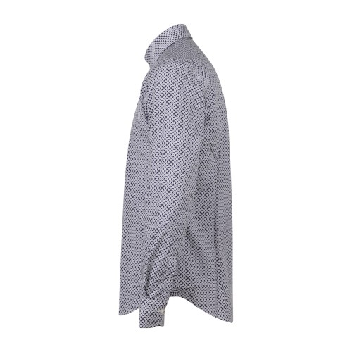 Lavorazione Sartoriale - Camicia multicolor a fantasia astratta in cotone slim 2
