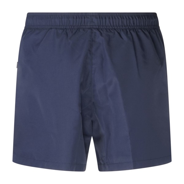 Emporio Armani - Bermuda mare blu con bande laterali logate per uomo | em000583