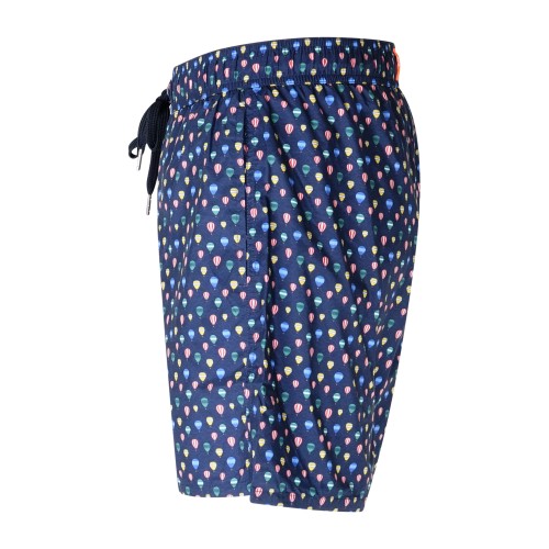 Sun68 - bermuda mare blu con stampa mongolfiere per uomo | h36110 80 avio scuro 2