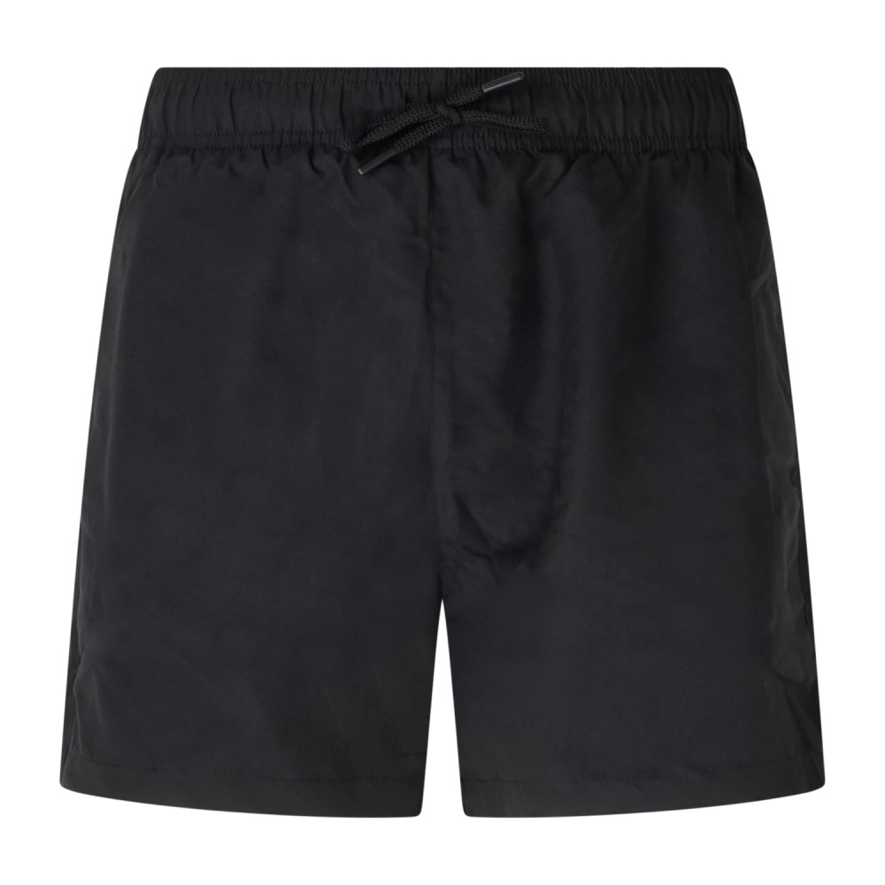 Emporio Armani - Bermuda mare nera con elastico logato in vita per uomo |