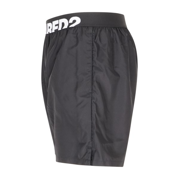 Dsquared2 - Bermuda mare nera con elastico logato in vita per uomo | d7b626560