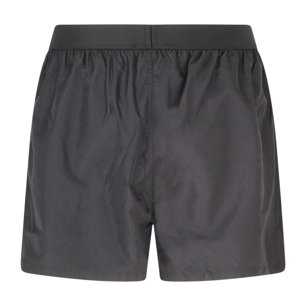 Dsquared2 - Bermuda mare nera con elastico logato in vita per uomo | d7b626560