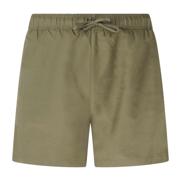 Emporio Armani - Bermuda mare verde con elastico logato in vita per uomo |