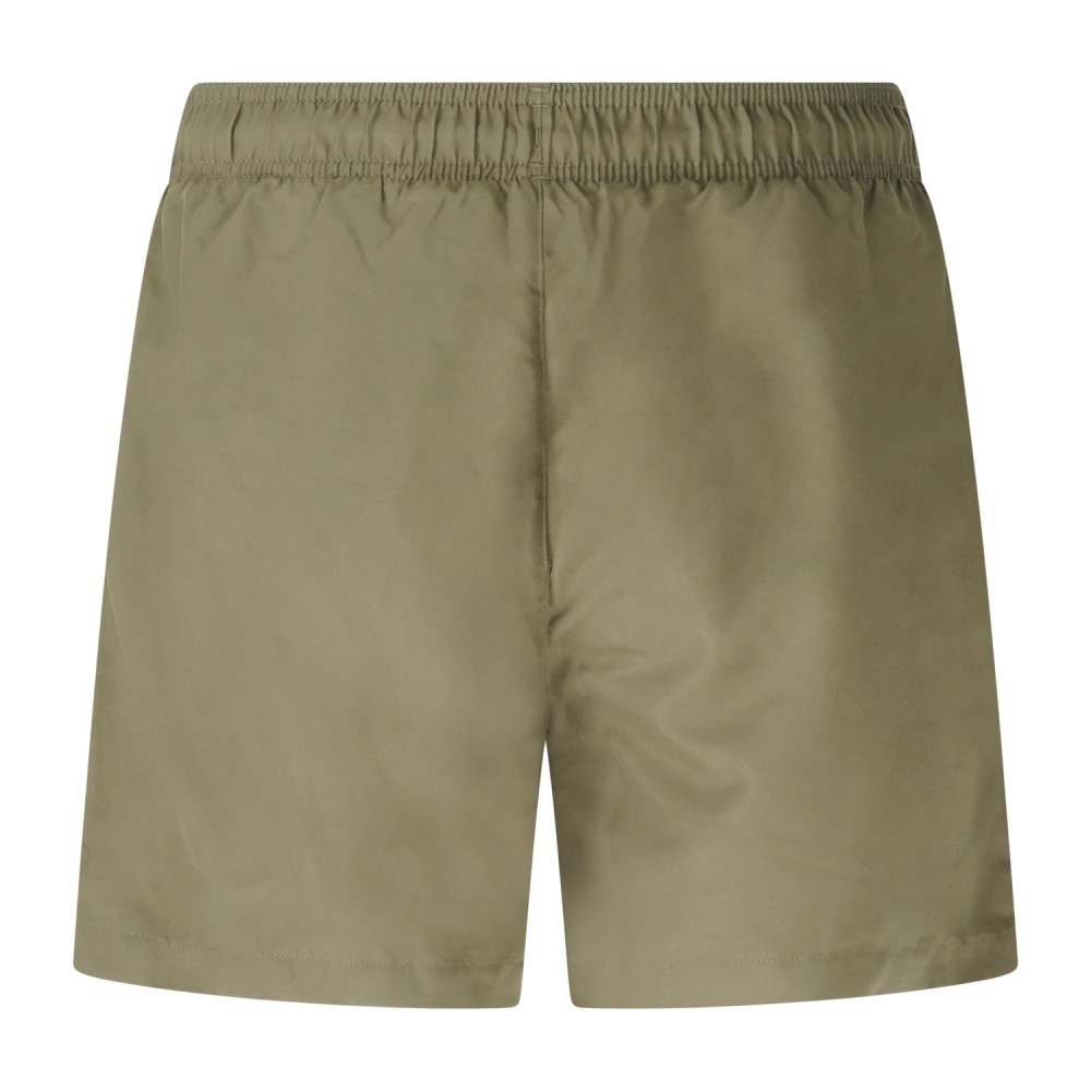 Emporio Armani - Bermuda mare verde con elastico logato in vita per uomo |
