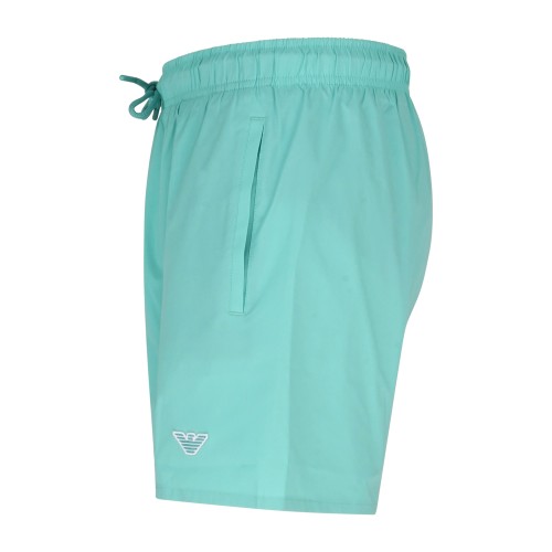 Emporio Armani - Bermuda mare verde con patch logo sul fronte per uomo | 2