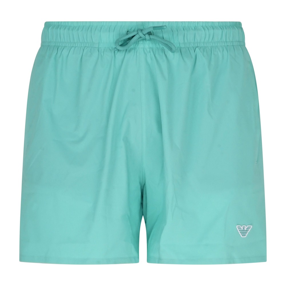Emporio Armani - Bermuda mare verde con patch logo sul fronte per uomo |