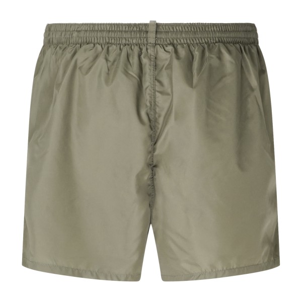 Dsquared2 - Bermuda mare verde con stampa logo sul fronte per uomo | d7b626710
