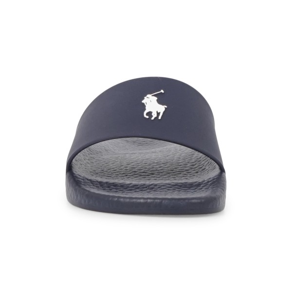 Polo Ralph Lauren - Sandali blu in gomma con stampa logo pony per uomo |