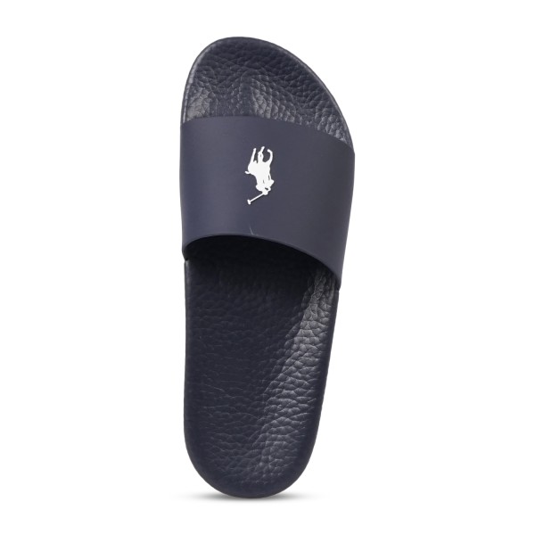 Polo Ralph Lauren - Sandali blu in gomma con stampa logo pony per uomo |