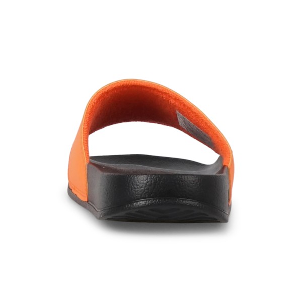 Sun68 - Sandali neri in gomma con fascia arancio fluo per uomo | x36101 1184