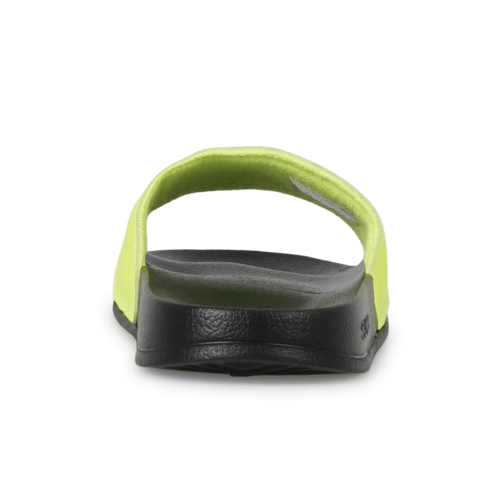 Sun68 - Sandali neri in gomma con fascia gialla fluo per uomo | x36101 1163