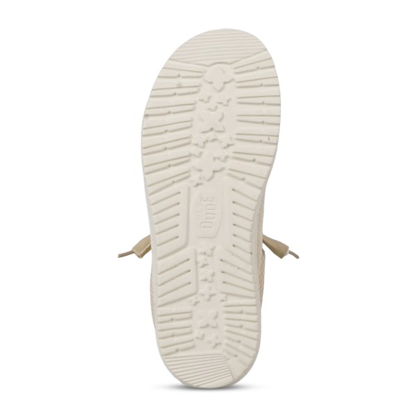 Hey Dude - Slip on beige Wally Stretch Sox elasticizzata ultra leggera per uomo