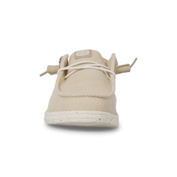 Hey Dude - Slip on beige Wally Stretch Sox elasticizzata ultra leggera per uomo