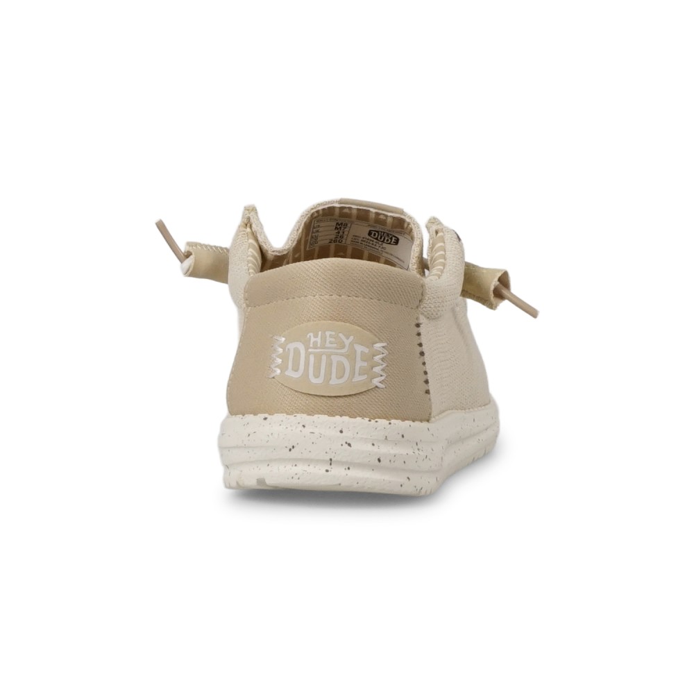 Hey Dude - Slip on beige Wally Stretch Sox elasticizzata ultra leggera per uomo