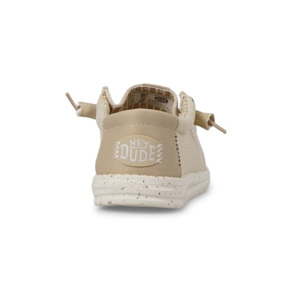 Hey Dude - Slip on beige Wally Stretch Sox elasticizzata ultra leggera per uomo