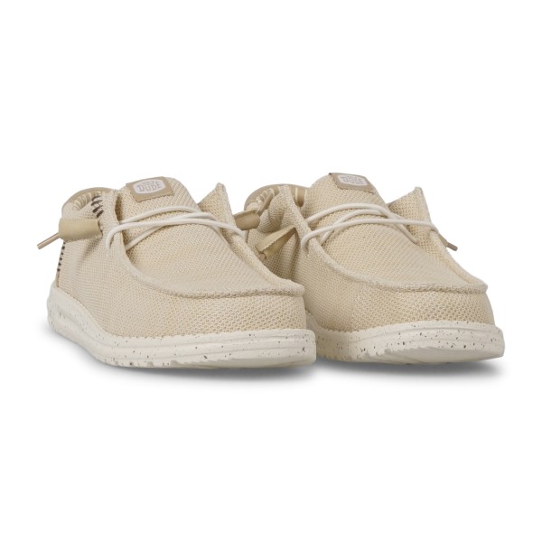 Hey Dude - Slip on beige Wally Stretch Sox elasticizzata ultra leggera per uomo