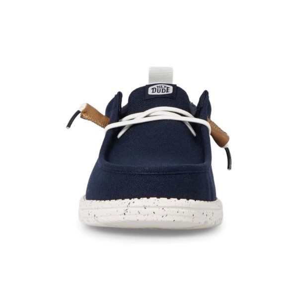 Hey Dude - Slip on blu Wally Summer Linen con contrasto per uomo | hd 43086-4ux