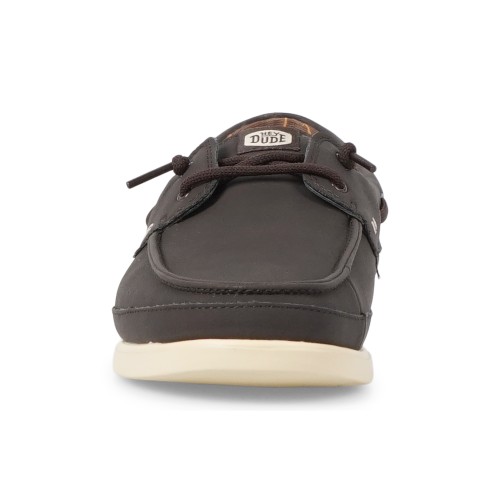 Hey Dude - Slip on marrone Harbor Lo Classic in ecopelle per uomo | hd 2